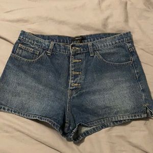 F21 High Waisted Jean Short